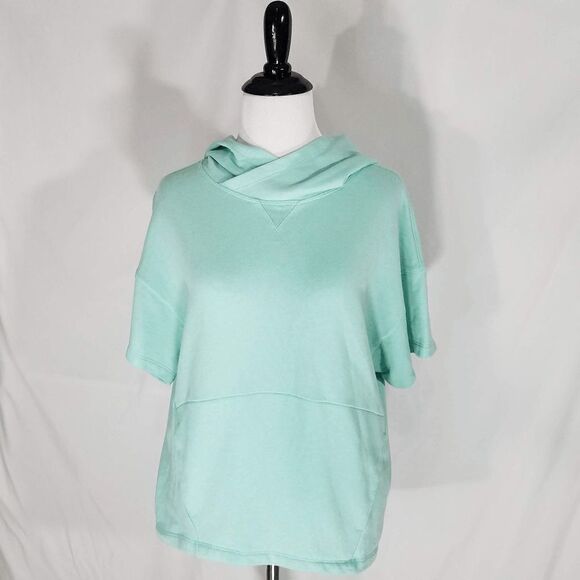 Fabletics Hadley Hi-Low Short-Sleeve Tee Hoodie XXS - Picture 1 of 9